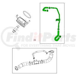 68378169AB by MOPAR - Engine Oil Cooler Coolant Pipe - For 2019-2023 Ram 1500
