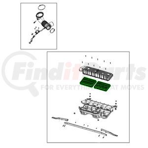 53011248AB by MOPAR - Air Filter - For 2021-2023 Ram 1500