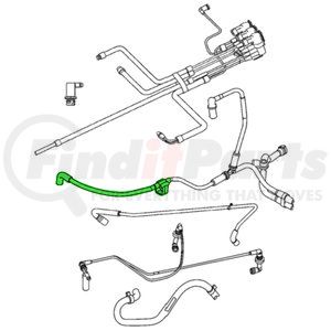 68240996AA by MOPAR - Transfer Case Vent Hose