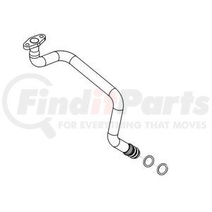 3934085 by CUMMINS - Turbocharger Drain Tube