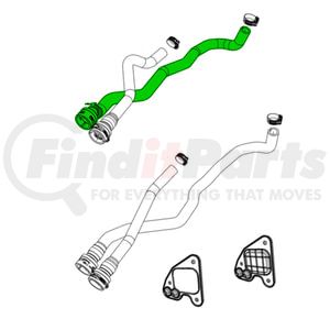 68073477AB by MOPAR - Heater Return Pipe - For 2012-2017 Fiat 500