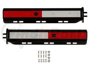 B572525WTBK by BETTS HD - Mud Flap Straight Kit - 25.250 Inch Length, Powder Coated Carbon Steel