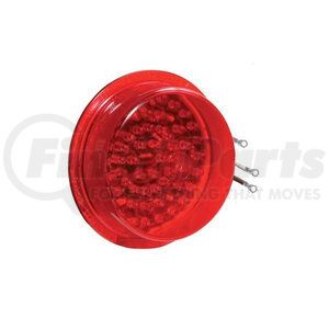 SR4DHM3E by BETTS - Stop/Turn/Tail Light Lens - Fits 40 45 47 & 70 Series Lamps Red Shallow Multi-volt