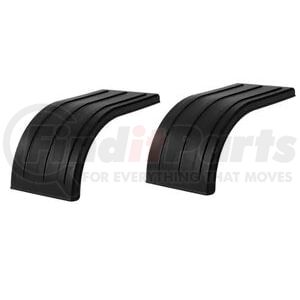Betts Hd PF300-66 Fender 66 in. Half Tandem Fender, Pair, Black, Polycarbonate