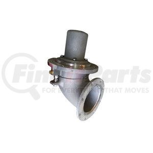 EV46912ALTS by BETTS HD - Air Emergency Valve - 4″ Aluminum Internal (3″ Air Cylinder) 90 Degree Elbow Flanged