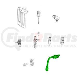 68550956AA by MOPAR - Fuel Pressure Hose - For 2013-2018 Ram 1500 & 2019-2022 Ram 1500 Classic