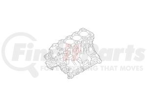 6F1Z6010AA by FORD - Engine Cylinder Block - for 1995-2008 Ford Ranger/Taurus/Mercury Sable