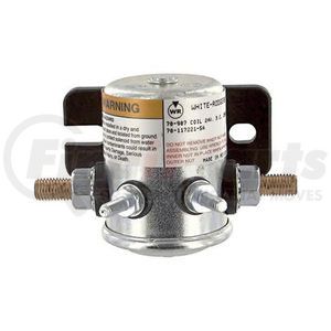 70-907 by WHITE RODGERS - D/C Power Contactor - Continuous, 4 Terminals, 24V, Standard Bracket