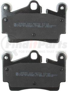 23694 165 9 by ZIMMERMANN - Disc Brake Pad for PORSCHE