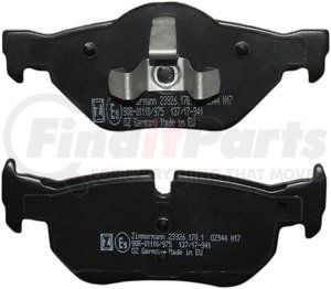 23926 170 1 by ZIMMERMANN - Disc Brake Pad for BMW