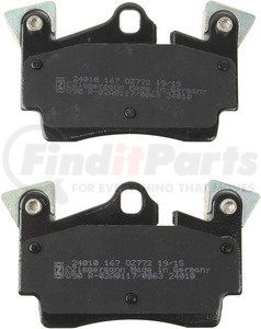 24010 165 9 by ZIMMERMANN - Disc Brake Pad for PORSCHE