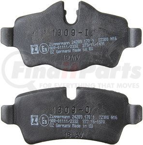 24289 170 1 by ZIMMERMANN - Disc Brake Pad for BMW