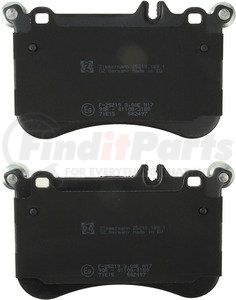 252191801 by ZIMMERMANN - Disc Brake Pad