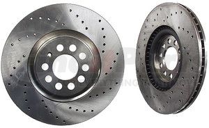 100124052 by ZIMMERMANN - Disc Brake Rotor