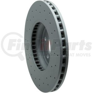 100333152 by ZIMMERMANN - Disc Brake Rotor for VOLKSWAGEN WATER