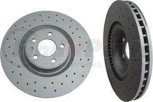 100335752 by ZIMMERMANN - Disc Brake Rotor for VOLKSWAGEN WATER