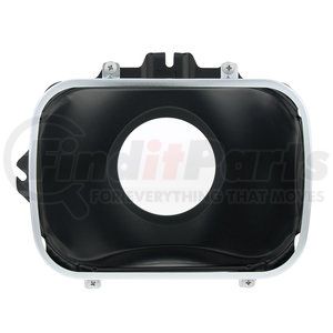 31057 by UNITED PACIFIC - Headlight Bucket - Drive Side, 5" x 7", with Retainer Ring, For 2000-2015 Ford F-650/F-750