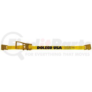 23400227 by DOLECO USA - 2" x 27' Ratchet Strap w/ Flat Hooks