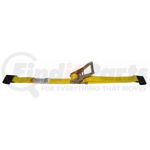 23401227 by DOLECO USA - 2" x 27' Ratchet Strap w/ Flat Hooks