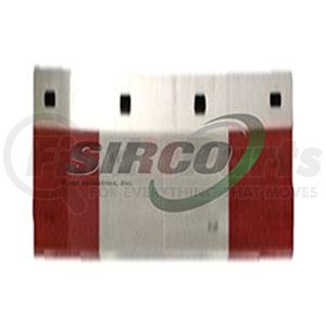 MFCP25-2 by SIRCO - Mud Flap Plate - Reflective Conspicuity Panel, Contains 2 Straight
