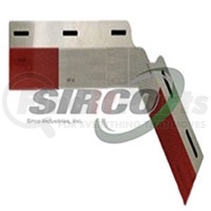 MFCP35-2 by SIRCO - Mud Flap Plate - Reflective Conspicuity Panel, Contains 2 Angled