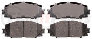 AD1184A by ADVICS - Ultra-Premium Ceramic Formulation Brake Pads