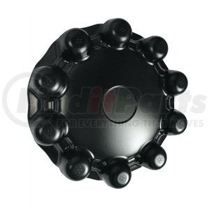 088100S-BLK by ALCOA - Axle Hub Cap - Front, Hub Pilot, 10 x 285 mm Bolt Pattern, Black