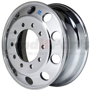 773621 by ALCOA - Aluminum Wheel - 19.5" x 6.75" Wheel Size, Hub Pilot, Mirror Polish Outside Only