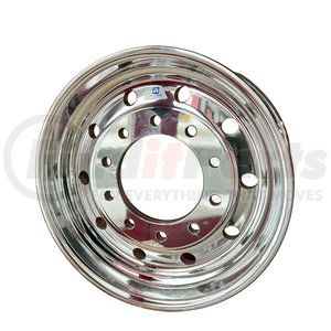 823628 by ALCOA - Aluminum Wheel - 22.5" x 12.25" Wheel Size, Hub Pilot, High Polish