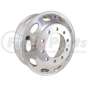 88U671 by ALCOA - Aluminum Wheel - 22.5" x 8.25" Wheel size, Hub Pilot, Mirror Polish Outside Only