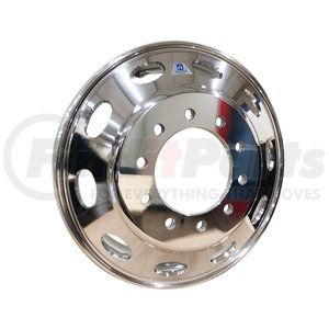 98U677 by ALCOA - Aluminum Wheel - 24.5" x 8.25" Wheel Size, Hub Pilot, High Polished Both Sides