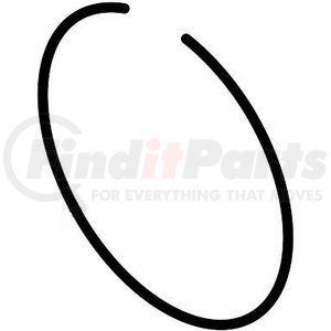 5012716A by WEBASTO HEATER - Photocell Mounting Plate Snap Ring - 22 mm. diameter