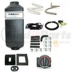 5012558B by WEBASTO HEATER - Heater Coolant Heater - 12V, Gas, Light/Medium, For Air Top 2000 STC