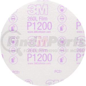 00968 by 3M - Hookit™ Finishing Film Abrasive Disc 260L, Aluminum Oxide