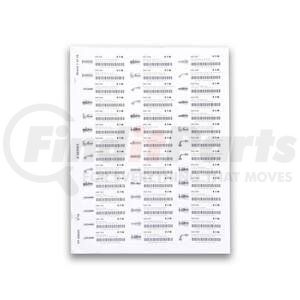 FF90645 by WEATHERHEAD - Eaton Weatherhead Z Series Labels and Tags Label Set