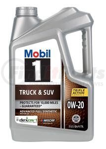 124593 by MOBIL OIL - Engine Oil - Advanced Full Synthetic, SAE 0W-20, 5 Quarts, Truck and SUV