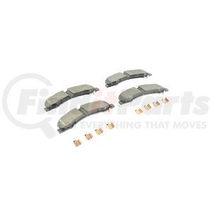 ACT868 by AKEBONO - ProACT Ultra Premium Ceramic Disc Brake Pad Kit