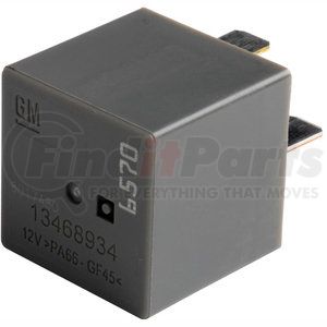 13468934 by ACDELCO - Starter Relay - 12V, 4 Male Blade Terminals, Female Connector