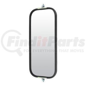 610216 by RETRAC MIRROR - Side View Mirror Head - 7" x 16", Rib Back West Coast, Black Enamel