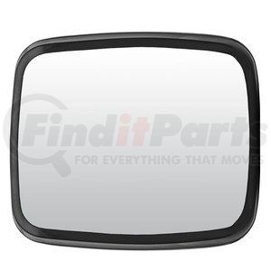 610844 by RETRAC MIRROR - 6 1/2in. X 6in. Mirror Head, Convex Glass, Plastic, Black