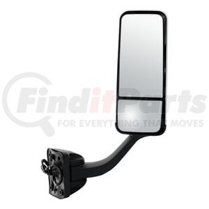 612166 by RETRAC MIRROR - 7" x 18" Motorized Dual-Vision Heated Pedestal Mirror Assembly (Passenger Side)