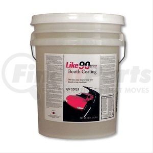 10019 by LIKE 90 - Booth Coating - 5 Gallon, Clear Washable