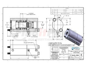 C-3805-DM by APSCO - Hydraulic Cylinder - Dump Pump Actuator, Metering, Parker Permco Muncie