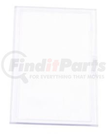 56800 by FORNEY INDUSTRIES INC. - Replacement Clear Cover Lens, Plastic 2" x 4-1/4"