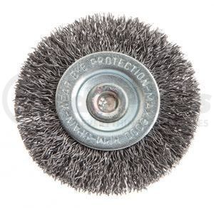 60015 by FORNEY INDUSTRIES INC. - Crimped Wire Wheel, 2-1/2" x .012" Wire with 1/4" Shank, Carded