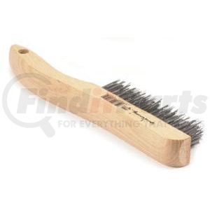 70505 by FORNEY INDUSTRIES INC. - Scratch Brush - Carbon Steel, 4 x 16 Rows, 10-1/4", With Shoe Handle