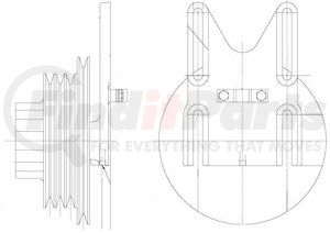 1077-07735-01 by KIT MASTERS - Kysor-Style Hub - New