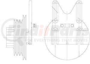 1077-07735-03 by KIT MASTERS - Kysor-Style Hub - New