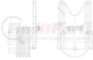 1077-07735-15 by KIT MASTERS - Kysor-Style Hub - New