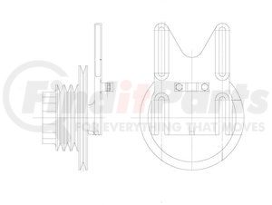 1077-07735-06 by KIT MASTERS - Kysor-Style Hub - New